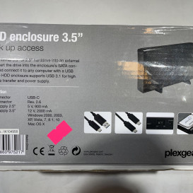 Plexgear HDD korpusas 3.5