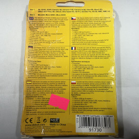 Delock Micro USB OTG kortelių skaitytuvas + 1 x USB prievadas