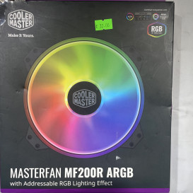 Cooler Master MasterFan MF200R 200mm Adresuojamas RGB ARGB ventiliatorius