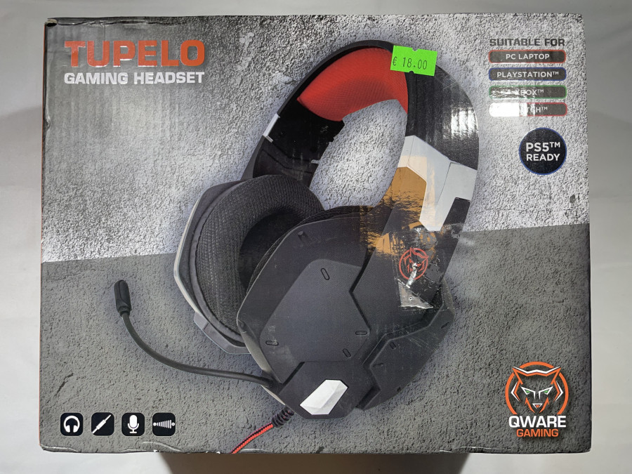 Tupelo QWARE žaidimų ausinės