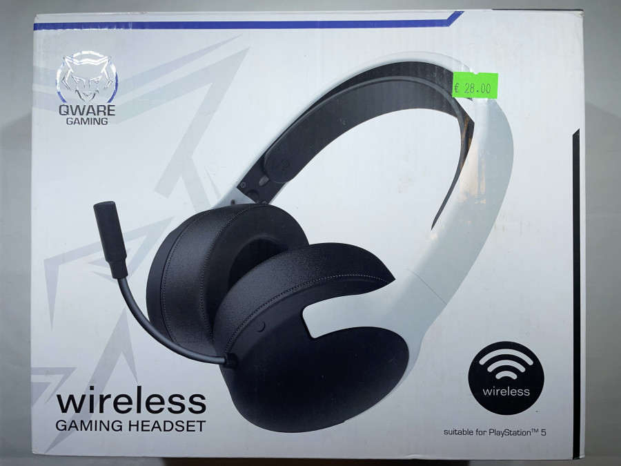 Qware gaming wireless headset suitable for playstation 5