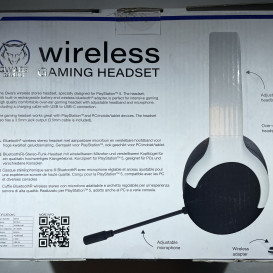 Qware gaming wireless headset suitable for playstation 5