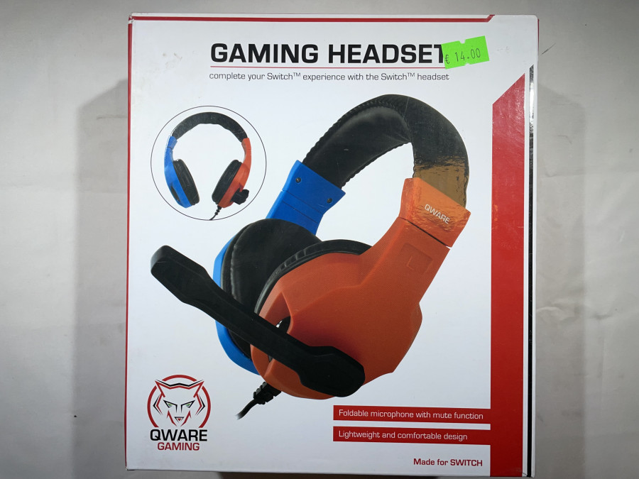 Qware gaming headset made for switch