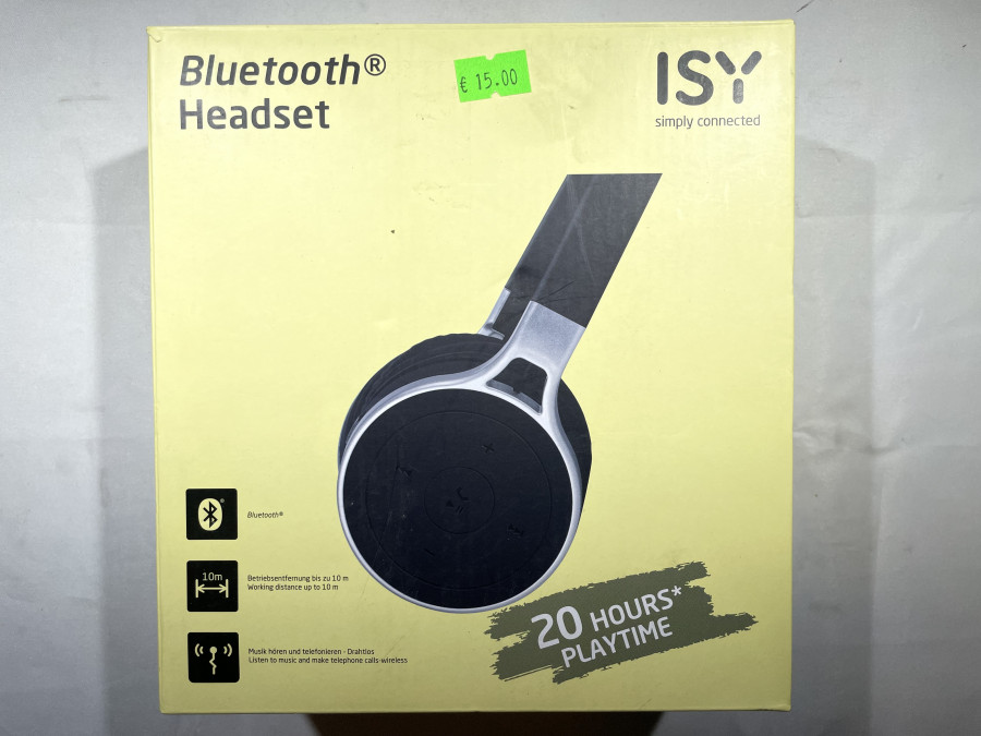 Isy bluetooth headset IBH-2100-1-BK