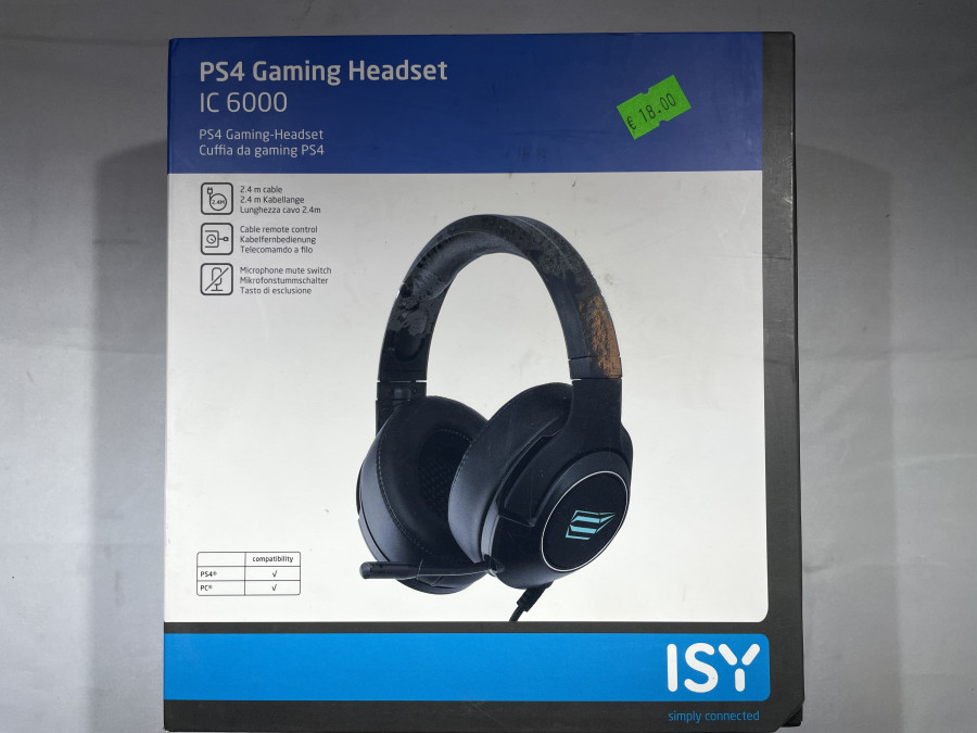 ISY ps4 gaming headset ic 6000