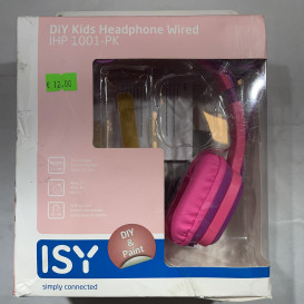 ISY diy kids headphone wired ihp 1001-pk