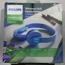 Philips TAK4206BL Kids Wireless On-ear Headphones