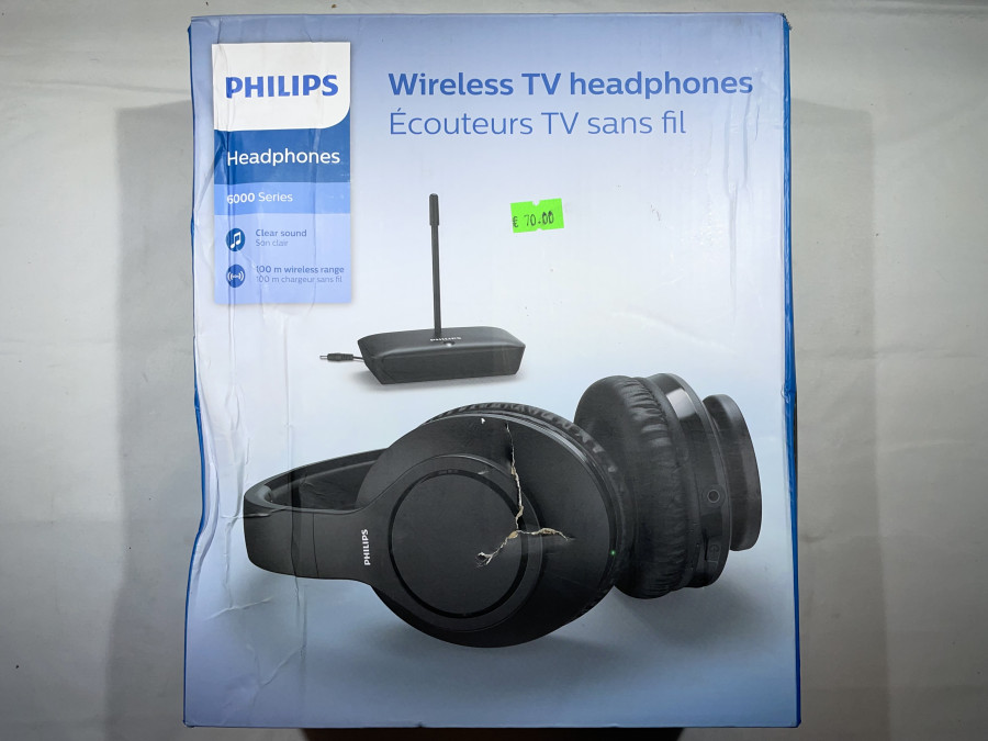 Philips tah6005bk/10 wireless tv headphones