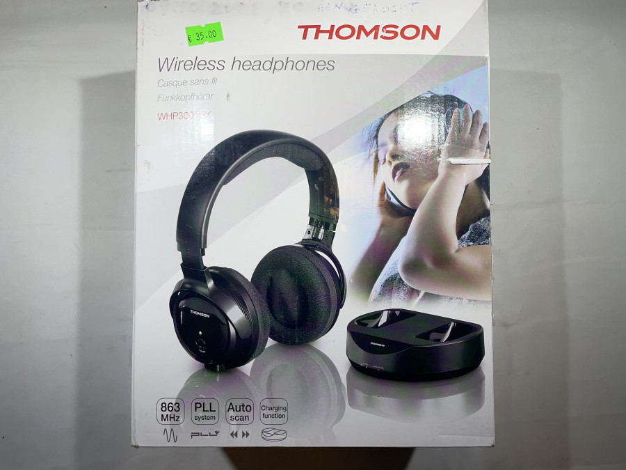 Thomson wireless headphones whp3001bk