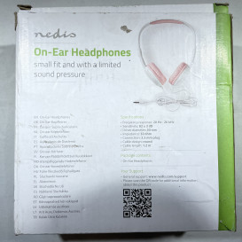 Nedis on ear headphones hpwd4200pk