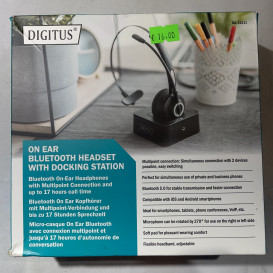 Digitus on ear bluetooth headset da-12211