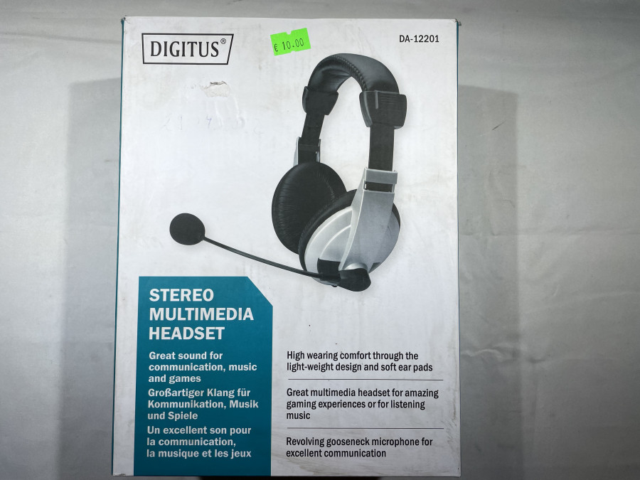 Digitus stereo multimedia headset da-12201
