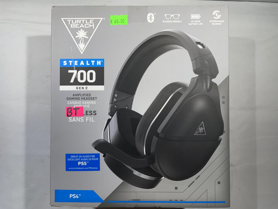 Turtle beach stealth 700 gen2 (nera dongle-adapterio, tik bt)
