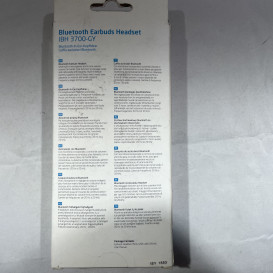 ISY bluetooth earbuds headset IBH 3700-GY