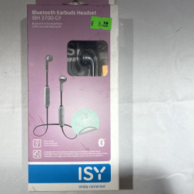 ISY bluetooth earbuds headset IBH 3700-GY