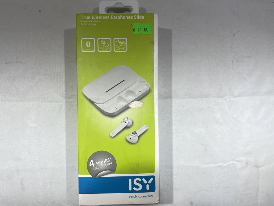 ISY true wireless earphones slide ITW 2000-wt