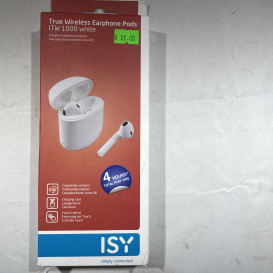 ISY true wireless earphones pods ITW 1000