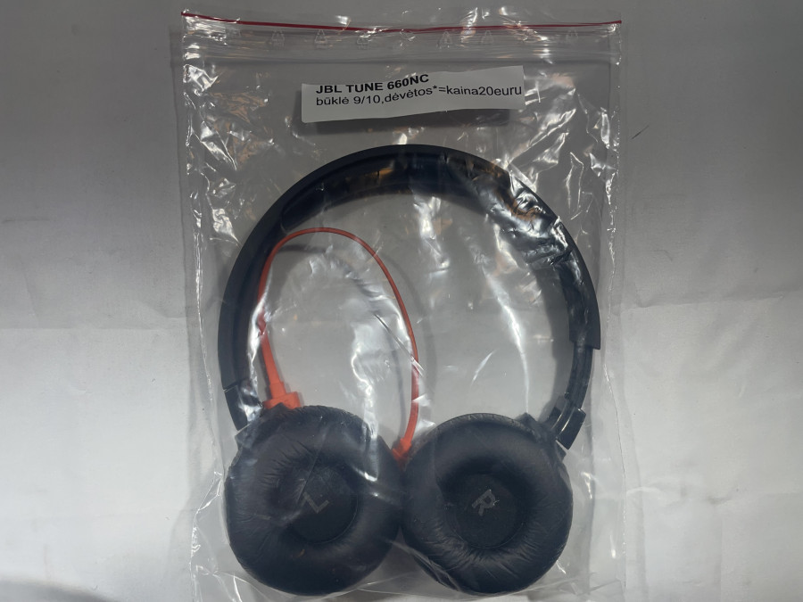 JBL tune 660 nc (be pakuotes)