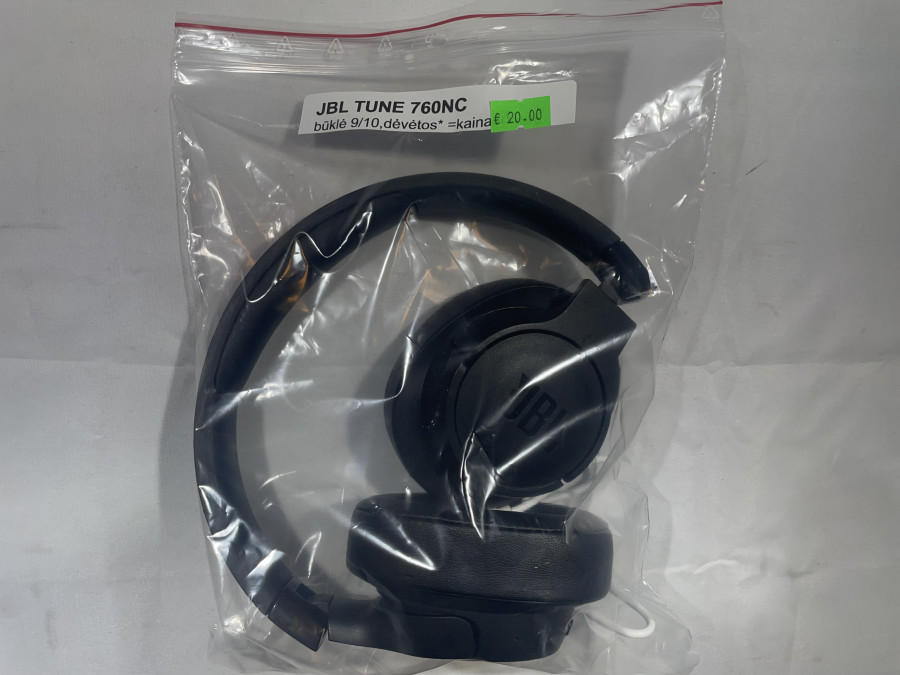 JBL tune 760nc (be pakuotes)