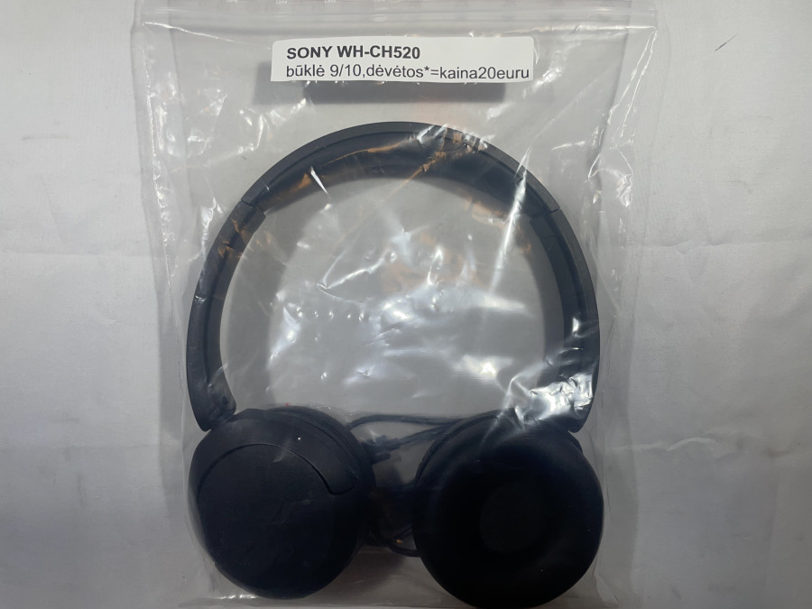 Sony WH-CH520 (be pakuotes)