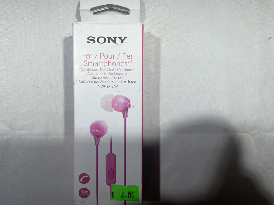 Sony stereo headphones MDR-EX15AP