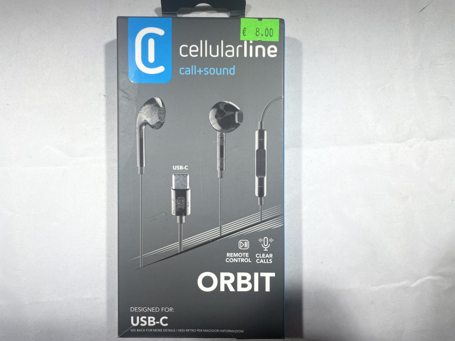 Cellularline orbit stereo earphones