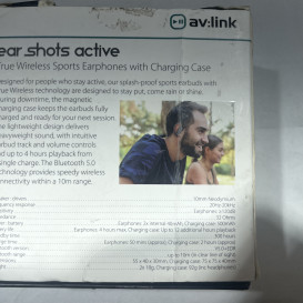 AV:Link Ear Shots Active Wireless Earphones