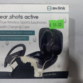 AV:Link Ear Shots Active Wireless Earphones