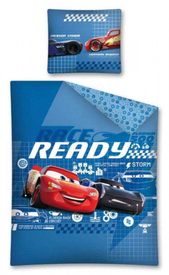 Dviejų dalių patalynės komplektas "Cars 3"