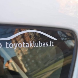 Baltas lipdukas