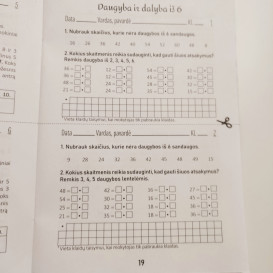 Reda Jaseliūnienė. TIKRINAME DAUGYBOS LENTELĖS ŽINIAS