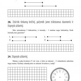 Reda Jaseliūnienė. MATEMATIKA. Tekstiniai uždaviniai. 1 klasė I dalis. Sudėtis  ir atimtis iki 10