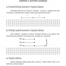 Reda Jaseliūnienė. MATEMATIKA. Tekstiniai uždaviniai. Komplektas 2 klasei, 1-2 dalys