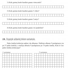 Reda Jaseliūnienė. MATEMATIKA. Tekstiniai uždaviniai. 3 klasė II dalis. Sudėtis, atimtis, daugyba, dalyba