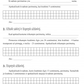 Reda Jaseliūnienė. MATEMATIKA. Tekstiniai uždaviniai. Komplektas 3 klasei, 1-2 dalys