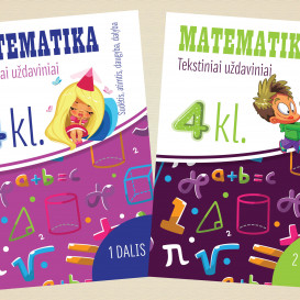 Reda Jaseliūnienė. MATEMATIKA. Tekstiniai uždaviniai. Komplektas 4 klasei, 1-2 dalys