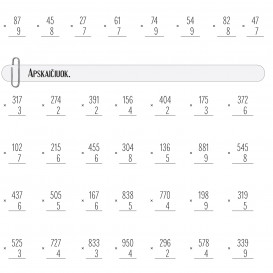 Reda Jaseliūnienė. MATEMATIKA. Savarankiški darbai 3 klasei