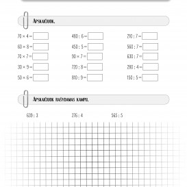 MATEMATIKA. Savarankiški darbai 4 klasei. R. Jaseliūnienė