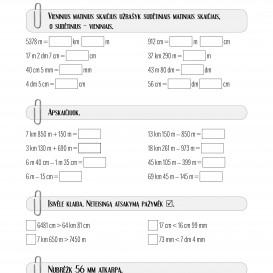 MATEMATIKA. Savarankiški darbai 4 klasei. R. Jaseliūnienė