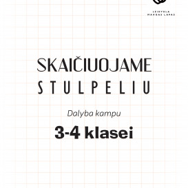 SKAIČIUOJAME STULPELIU. Dalyba kampu. 3-4 klasė. R. Jaseliūnienė.