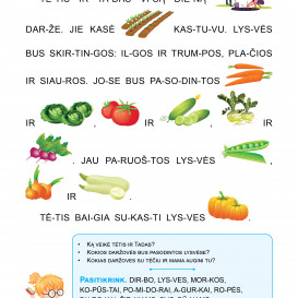 CUKRINIS DEBESĖLIS. Paveiksliuką matau -  tekstą skaitau!