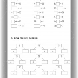 DAUGINK IR DALINK.  Daugybos lentelę pažink! Mokymo priemonė 2–3  klasių mokiniams