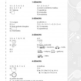Matematikos užduočių rinkinys būsimam pirmokui