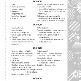 Pasaulio pažinimo užduočių rinkinys būsimam pirmokui
