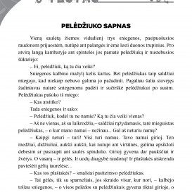 TEKSTO SUVOKIMO  TESTAI 3 klasė. V. Šalavėjus, O. Vasiliauskienė