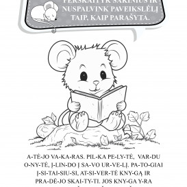 Indrė Gaidienė. TEKSTAS - NE BAUBAS. Nuo skaitymo pradmenų  link sklandaus teksto suvokimo