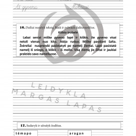 100 rašymo užduočių antrokui