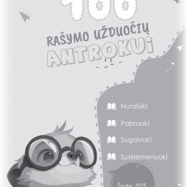 100 rašymo užduočių antrokui