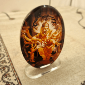Nrisimha stovelis ovalus (9 cm skersmuo)