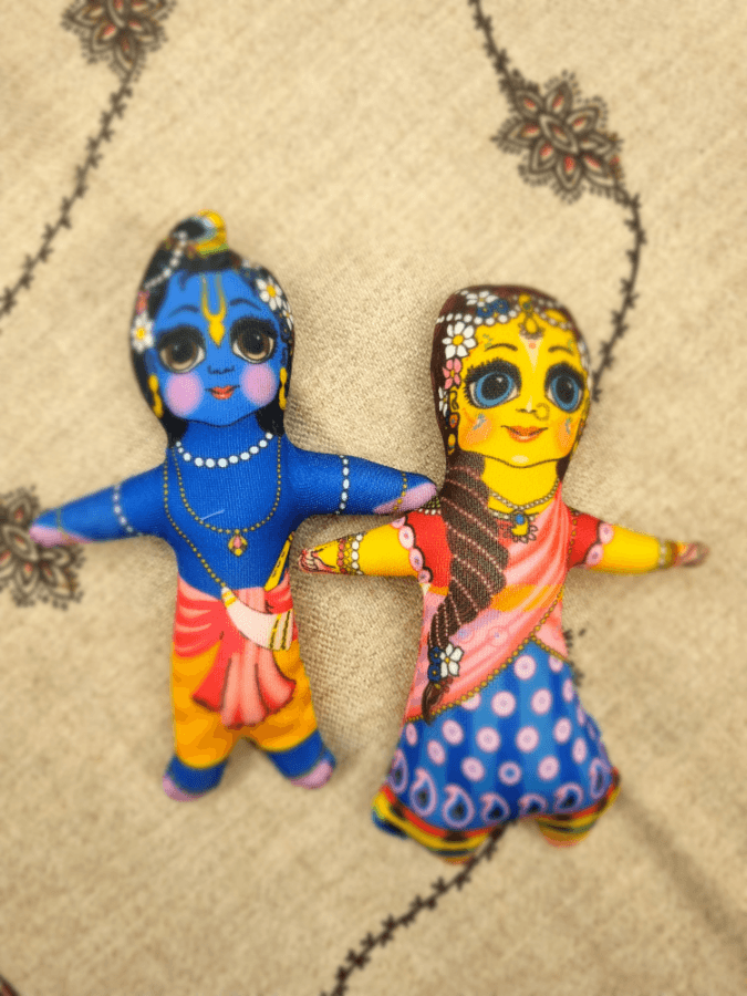 Vaikiškos dievybės "Radha Krišna" (mažesnės)